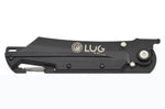 Couteau pliant LUG Higo Titanium LUSP3THB manche en acier et G10 noir 11cm