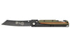 Couteau pliant LUG Higo Titanium LUSP3THOK manche en acier et G10 Kaki et orange 11cm