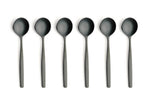 Ménagère 24 couverts Comas Atlantida Ice Black en acier inoxydable