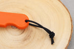 Couteau pliant Skult français éco-responsable Le Tatoué manche orange 10cm