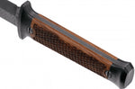 Couteau Böker P08 Damascus 121515DAM lame damassée 8,2cm manche en bois + étui en cuir