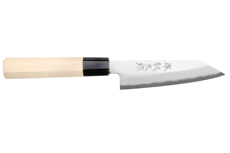 Couteau universel kiritsuke 12cm japonais artisanal Momotaro Ginsan manche en magnolia