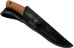 Couteau Böker Boxer Fixed 120503 lame en acier 8,4cm manche en micarta marron + étui en cuir