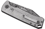 Couteau pliant Böker Tiger Damas 111103DAM manche en micarta noir 11,5cm