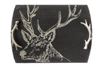 Planche de service en ardoise Selbrae House avec poignées 35x25cm - Motif cerf