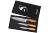 Coffret 3 couteaux Wusaki Fujiko 10CR damas Chef + Office + Universel