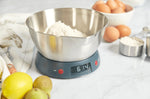 Balance de cuisine Zyliss avec bol en acier inoxydable - Jusqu'à 5kg