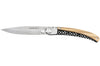 Couteau pliant Le Coq Français Celtic artisanal manche bois d'olivier 11,5cm + étui