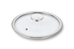 Couvercle Beka Evolution en verre cerclé inox - 16cm