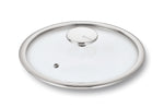 Couvercle Beka Evolution en verre cerclé inox - 18cm