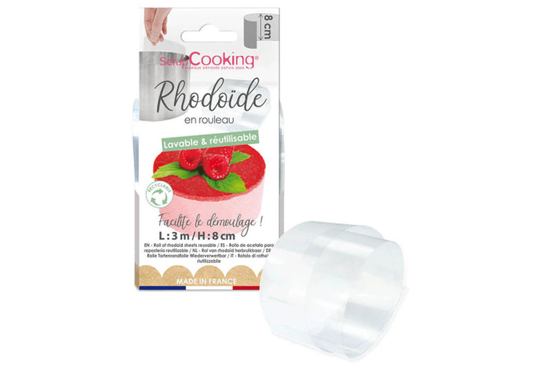 Ruban de rhodoïde ScrapCooking H 8cm x 3m