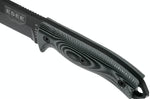 Couteau Esee 5 5PB-002 lame carbone 13,2cm manche G10 gris/noir + étui