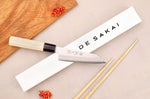 Couteau universel kiritsuke 12cm japonais artisanal Momotaro Ginsan manche en magnolia
