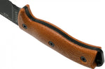 Couteau Esee 6 6PB-011 lame carbone 16,5cm manche G10/micarta marron + étui