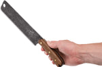 Machette Esee Expat Libertariat lame acier carbone 22,8cm manche bois de noyer + étui