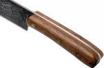 Machette Esee Expat Libertariat lame acier carbone 22,8cm manche bois de noyer + étui