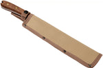 Machette Esee Expat Libertariat lame acier carbone 22,8cm manche bois de noyer + étui