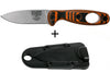 Couteau Esee Xancudo XAN1-006 lame acier inox 7,5cm manche troué G10 orange et noir + étui