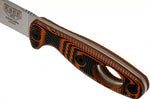 Couteau Esee Xancudo XAN1-006 lame acier inox 7,5cm manche troué G10 orange et noir + étui