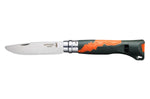 Couteau pliant Opinel Outdoor Junior N°07 lame 7cm manche bi matière - Kaki