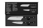 Coffret 2 couteaux Sabatier International Egide Office 9cm + Mini santoku 12cm