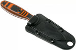 Couteau Esee Xancudo XAN2-006 lame acier inox 7,5cm manche G10 orange et noir + étui