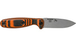Couteau Esee Xancudo XAN2-006 lame acier inox 7,5cm manche G10 orange et noir + étui
