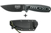 Couteau Esee 3 3PMB-002 lame acier carbone 8,8cm manche G10 gris et noir + étui