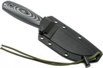 Couteau Esee 3 3PMB-002 lame acier carbone 8,8cm manche G10 gris et noir + étui