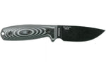 Couteau Esee 3 3PMB-002 lame acier carbone 8,8cm manche G10 gris et noir + étui
