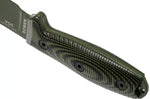 Couteau Esee 3 3PMOD-003 lame acier carbone 8,8cm manche G10 vert et noir + étui