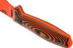 Couteau Esee 3 3PMOR-006 lame acier carbone 8,8cm manche G10 noir et orange + étui