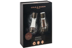 Coffret moulins sel et poivre Cole & Mason Derwent hêtre noir 19cm