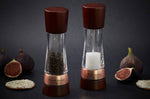 Coffret moulins sel et poivre Cole & Mason Derwent châtaigner gold rose 19cm