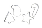 Set 4 emporte-pièces Scrapcooking en fer blanc - Noël