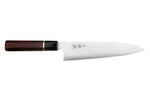 Couteau de chef 21cm japonais artisanal Sukenari SG2 San Maï manche en bois de rose