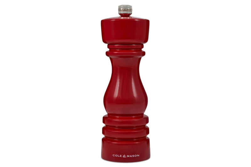 Moulin à sel Cole & Mason London rouge gloss 18cm