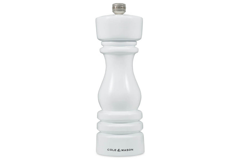Moulin à sel Cole & Mason London blanc gloss 18cm