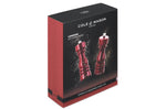 Coffret moulins sel et poivre Cole & Mason London rouge gloss 18cm
