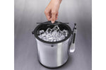 Seau à glace Oxo en acier inoxydable avec pince de service