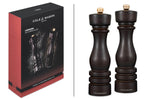 Coffret moulins sel et poivre Cole & Mason London chocolat 22cm