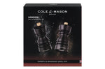 Coffret moulins sel et poivre Cole & Mason London chocolat 13cm