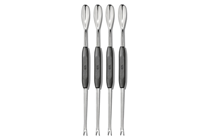 Set de 4 curettes à crustacés Oxo 24cm en acier inoxydable