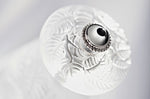 Moulin à poivre manuel Peugeot Lalique Feuilles en cristal 9cm - Edition limitée