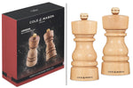 Coffret moulins sel et poivre Cole & Mason London hêtre 13cm