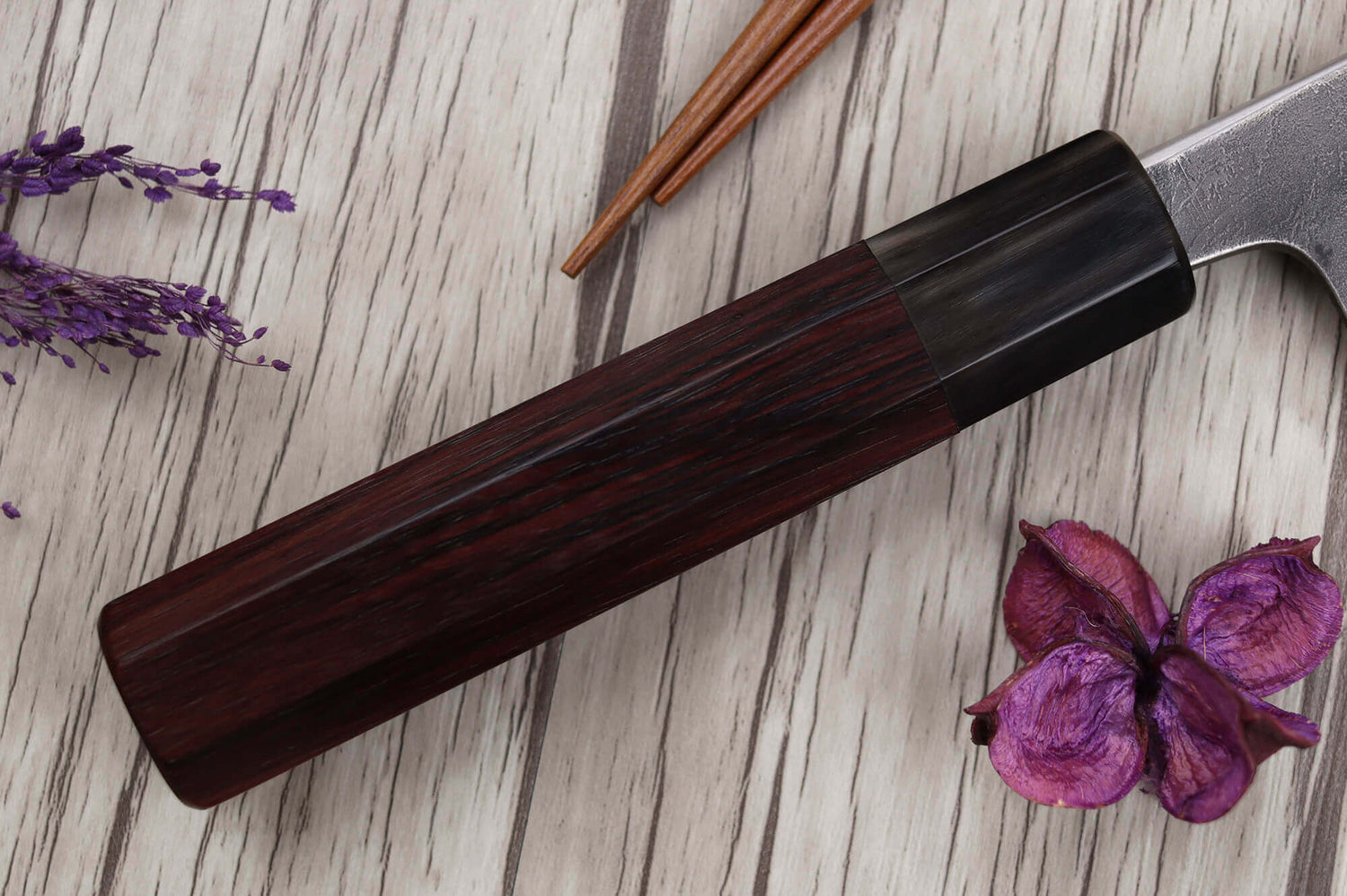 Couteau de chef 21cm japonais artisanal Toshihiro Wakui Shirogami 2 San Maï nashiji