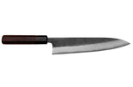 Couteau de chef 21cm japonais artisanal Toshihiro Wakui Shirogami 2 San Maï nashiji