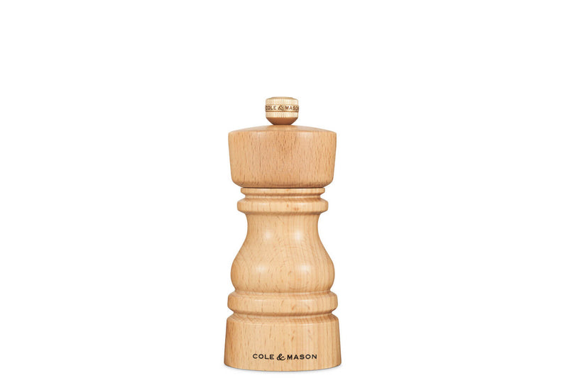 Moulin à poivre Cole & Mason London en hêtre - 13 cm