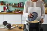 Cocotte Lagostina Tradizione en fonte émaillée 22cm