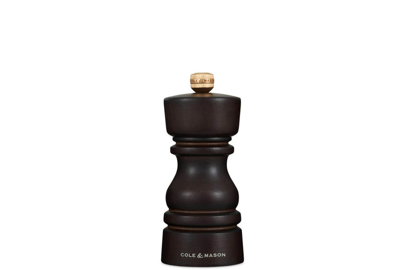 Moulin à sel Cole & Mason London couleur chocolat - 13 cm
